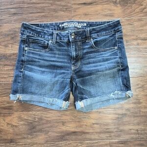 American Eagle Outfitters Women's Blue Midi Size 10 Denim Shorts